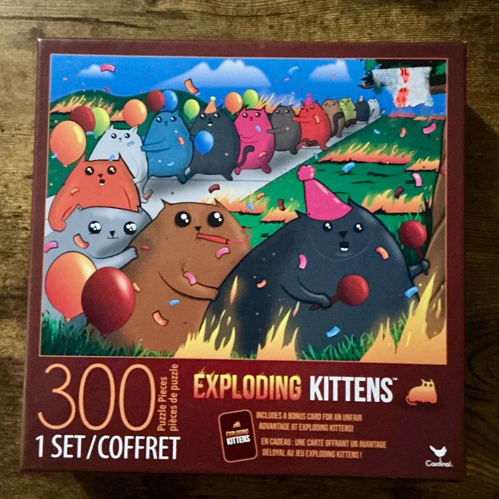Exploding Kittens 300 Piece Puzzle